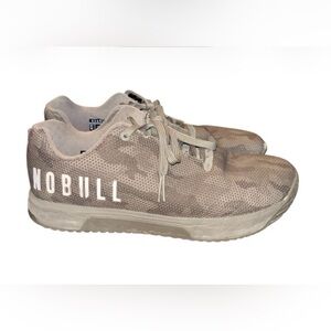 NOBULL Gray Camo performance Sneakers Men 12.5 Women 14 cross trainer
